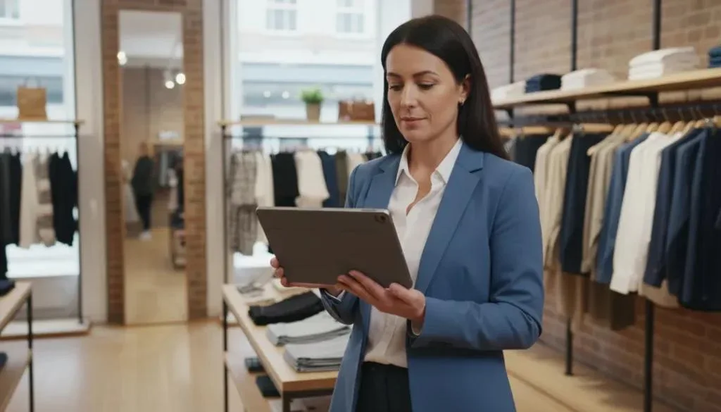 Startup retail owner managing inventory with automated reporting startups can use Kayana to reduce overhead