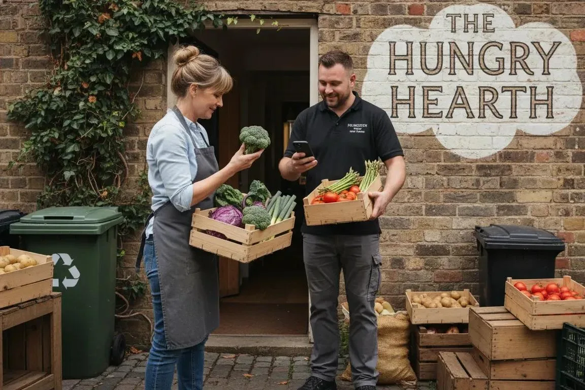 UK restaurant owner receiving instant payouts to manage fresh ingredient deliveries and supplier payments