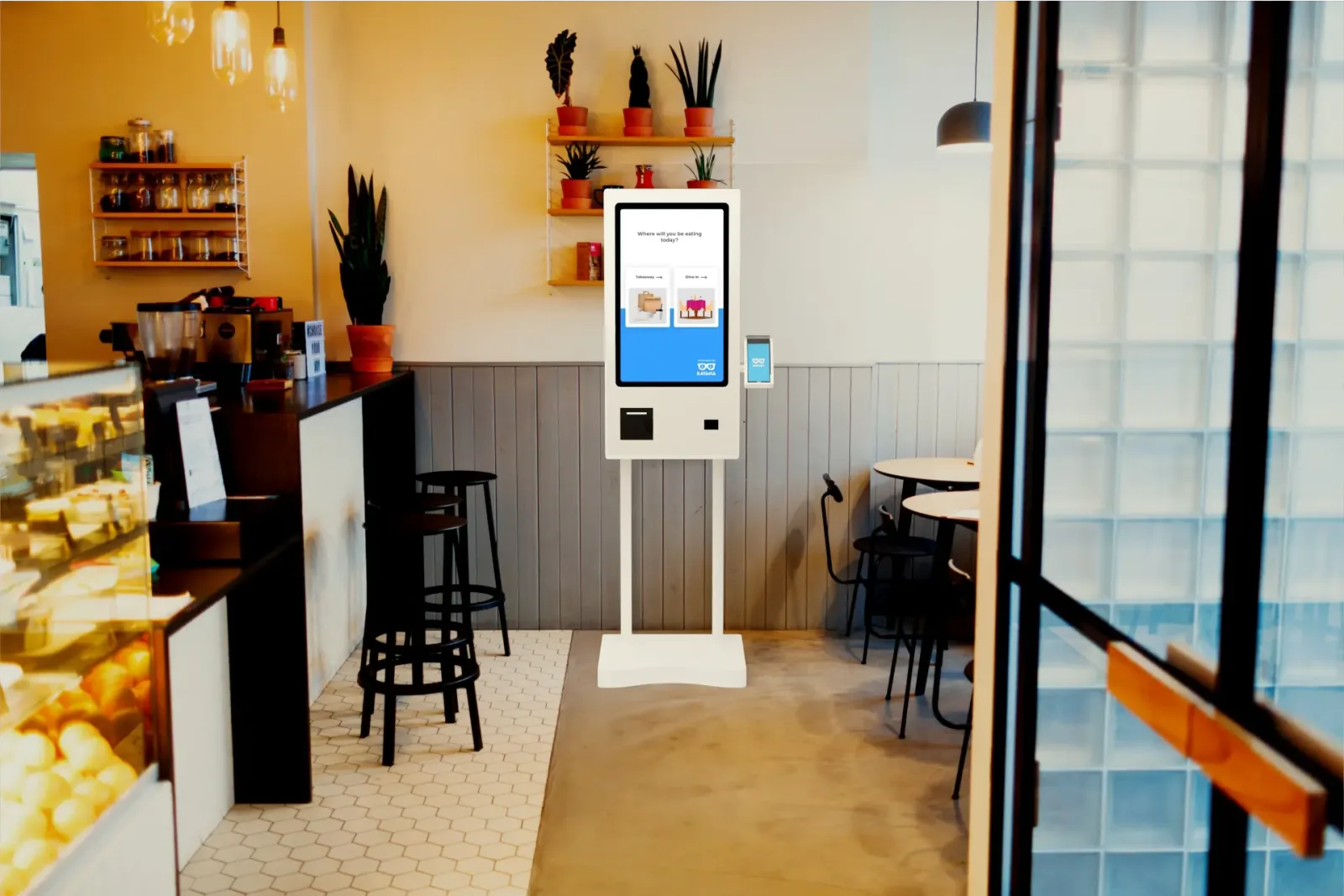 Kayana's Self Service Kiosk in Cafe