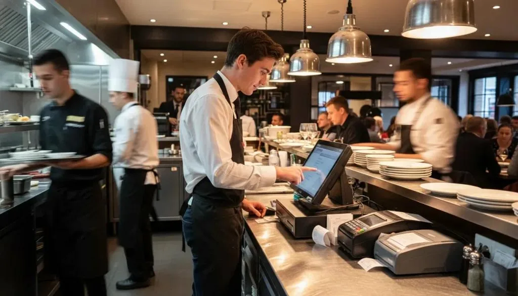 Restaurant worker can now work efficiently because of the right EPOS