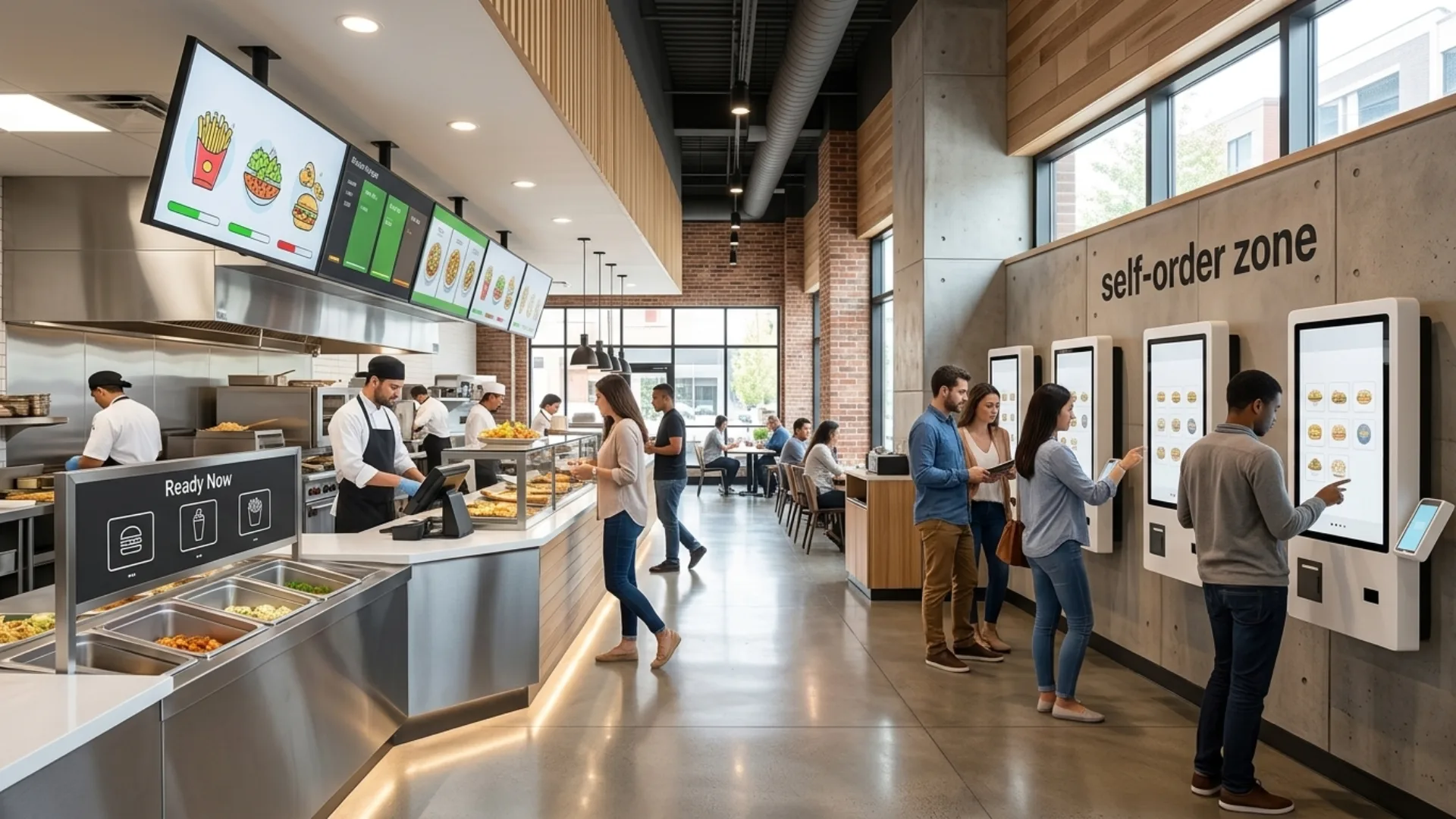 Quick-service ordering on Kayana
